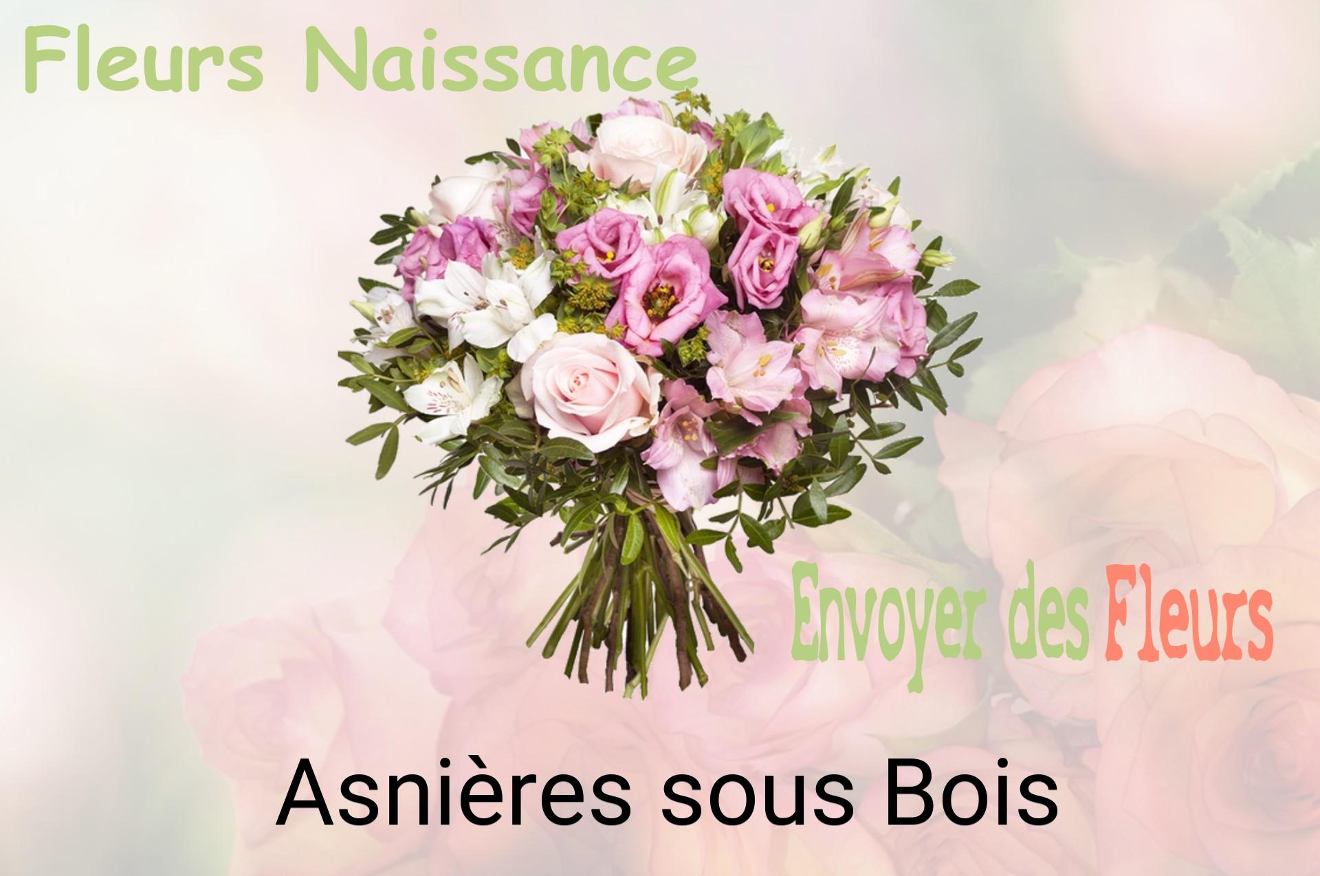 Bouquet de fleurs de naissance livré à Asnières-sous-Bois